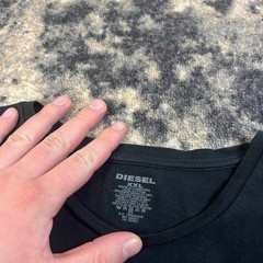 Diesel Luxury Mini Logo Basic T-Shirt 2TS7 Designer Streetwear Tee