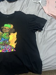 Supreme New York Molotov Kid Tee Black Shirt Men’s Size Large