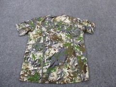 SKRE Shirt Mens M Camo Merino Wool Base Layer Hunting Outdoors Active Hiking