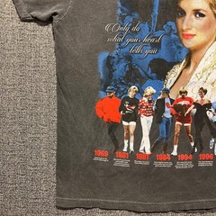 Princess Diana Shirt Large Moby Thrift Vintage Style 90s Rap Tee Queen Of Hearts