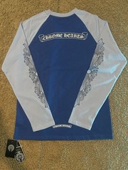 Chrome Heart Longsleeve T-Shirt Men Medium , Blue
