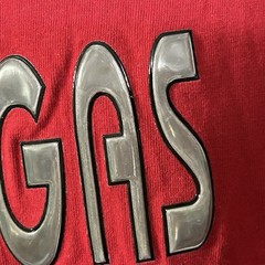 LAS VEGAS Nevada T-Shirt 2XL Red American Flag Puff Print Sewn USA