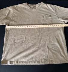 Dickies Mens 3XL Tan Pocket T Shirt Heavyweight Cotton Workwear Tee