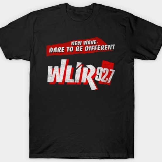 NEW WAVE: DARE TO BE DIFFERENT 92.7 Fm WLIR Radio Statio T-Shirt Size S to 4XL