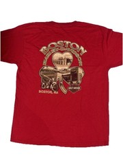 Vintage 2010 Harley Davidson Boston, MA T Shirt Large