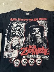 2005 Rob Zombie Retro Style Black Unisex Tshirt BL440