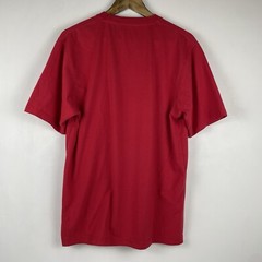 VTG Nike Shirt Mens Large Red Center Swoosh Logo Basketball Skate Cotton Retro