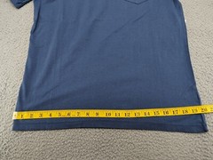 Johnnie-O T-Shirt Mens Small Blue SS Surfing 🏄 Patriotic Flag Crew Neck