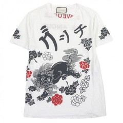 Gucci Shisa Japanese pattern Linen T-shirt – DUTY FREE