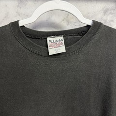Vintage Pluma Shirt Mens 2XL XXL Black Long Sleeve Heavyweight Cotton USA