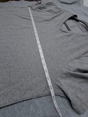 SKU 100% Organic Cotton Minimalist V-Neck T-shit Size XXL