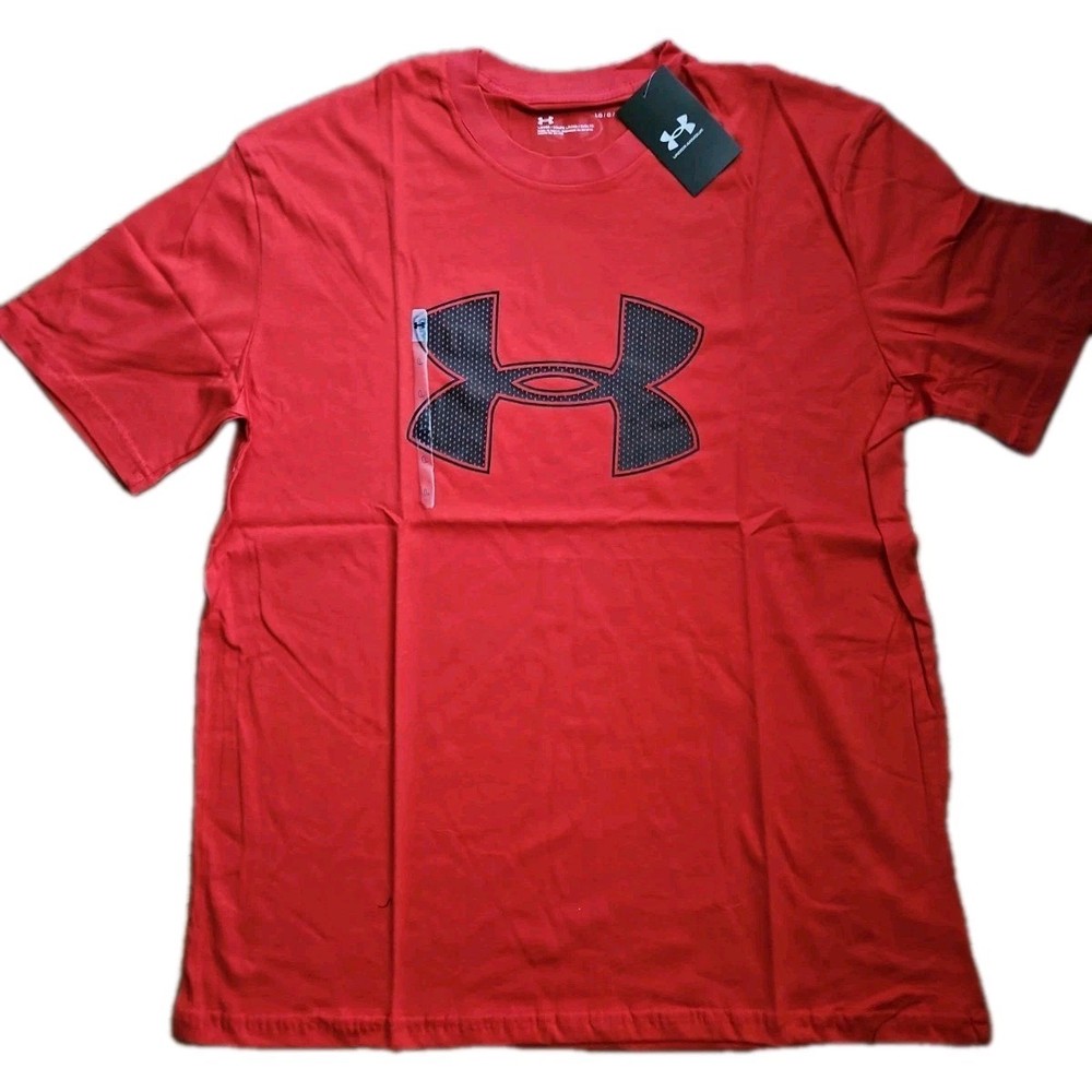 Under Armour Men’s T-Shirt Short Sleeve Athletic UA Logo Graphic Cotton Shirt L.