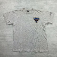 Vintage Pikes Peak Shirt Adult Large Gray Colorado Mountain Range Work Sucks