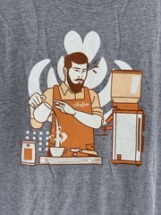 Barista T Shirt – Size Medium – Pour Over, Espresso, Barista