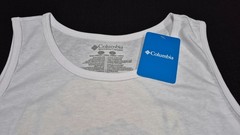 Columbia Men’s Outdoor Graphic White Tank Top Black Sleeveless Sports