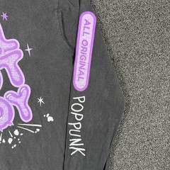 Fall Out Boy Grape Bubble Gum Graphic Print Long Sleeve Band Tee Mens M Pop Punk