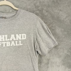 GILDAN T-shirt SoftStyle MEDIUM Gray Knit Casual Cotton