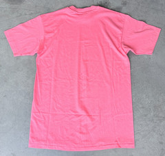 VTG Mens Sz Large HANES Heavyweight 50/50 Salmon T Shirt Short Sleeve Single Sti