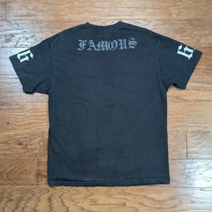 Y2K Famous Stars and Straps Family Logo T Shirt Mens Large 21.5×27