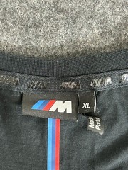 BMW Motorsports M Sport Power Logo T Shirt Men’s Black Size XL M3 M4 M6 M7