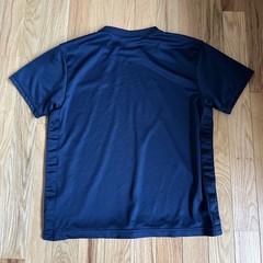 Vintage Nike T-Shirt Crewneck Men’s Navy Blue Mesh Lined Size Large Logo Y2K
