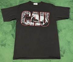 Vintage 90s Clark Atlanta University Panthers Black T-Shirt Size Mens L
