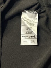 Carhartt Men’s K87 Workwear Pocket Short Sleeve T-Shirt – Black Large – NWT
