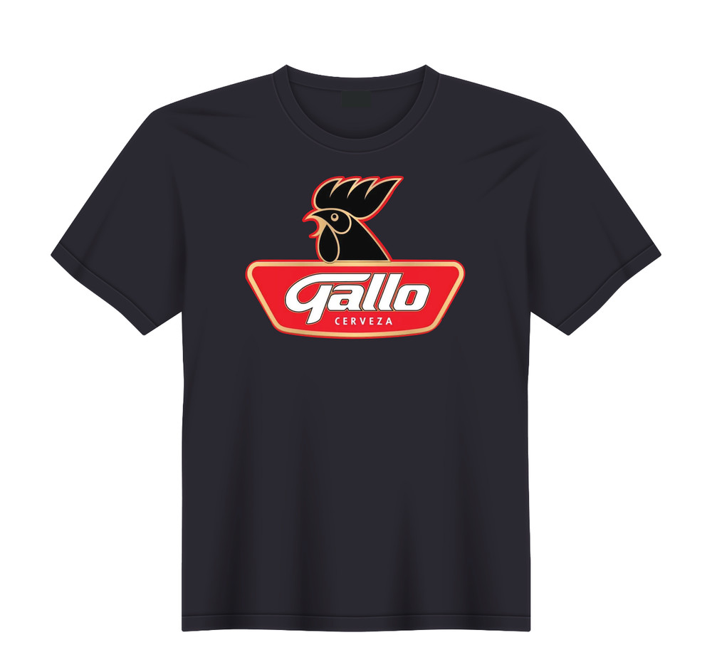 Gallo Cerveza Guatemalan Pilsner Beer T-Shirt NEW S, M, L, XL