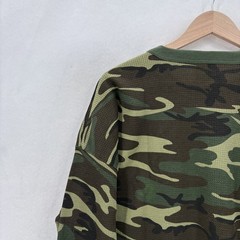Rothco Shirt Mens 3XL Green Camo Thermal Long Sleeve Crew Neck Military Rugged