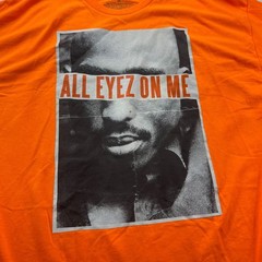 2Pac All Eyez On Me Graphic T-Shirt Men’s 3XL Orange Bravado 2023