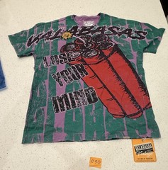 RARE Valabasas Vintage Tee Boom Lose Your Mind All Over Graphic Tee Size XXL New