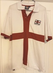 Shirt England 2004 White Red 48 Chest 30 Inch Length England Supporters