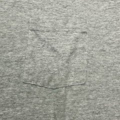 Vintage BVD Blank Black Pocket T Shirt Mens XL Extra Large Gray 90
