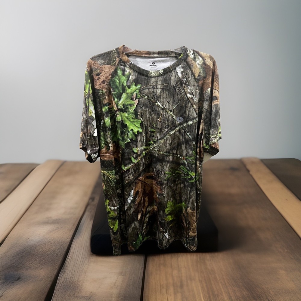 Vintage Y2K Mossy Oak Shirt Green Mossy Oak Obsession Camo Camouflage MEN’S 2XL