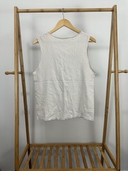 VTG Budhha Siddhartha Inquire Within Zen Meditate Chopped Tank Top Shirt Size M