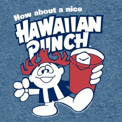 How About a Nice Hawaiian Punch Retro Punchy Mens T Shirt Cabo Blue