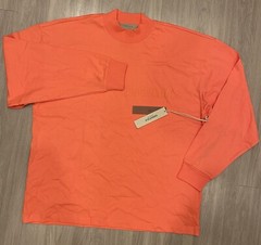 Fear of God Essentials Long Sleeve T Shirt Coral Men’s Size L New NWT Authentic