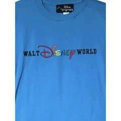 Vintage 90s Disney Parks Walt Disney World T-Shirt Single Stitch Cotton USA L/XL