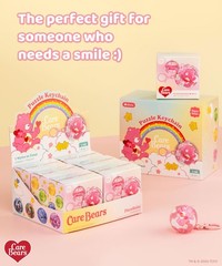 PieceRelax Care Bears 3D Puzzle Keychain 24 Plastic Pieces for Adults – Glitt…