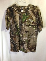 Code V Camo Large (Fish/Boat) Medium Cotton T Shirt T19