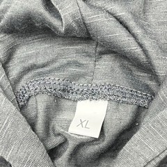 Dark Gray Short Sleeve Hooded Drawstring T-Shirt Men’s Size X-Large NEW