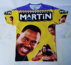 Custom Martin Show T WZUP Detroit tv 90s classic comedy