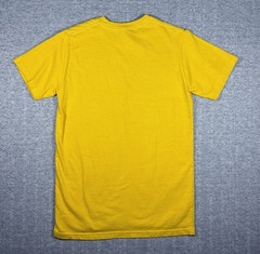 Jack Rabbit T-Shirt Unisex Size Small Yellow Organic Cotton Cottage Core