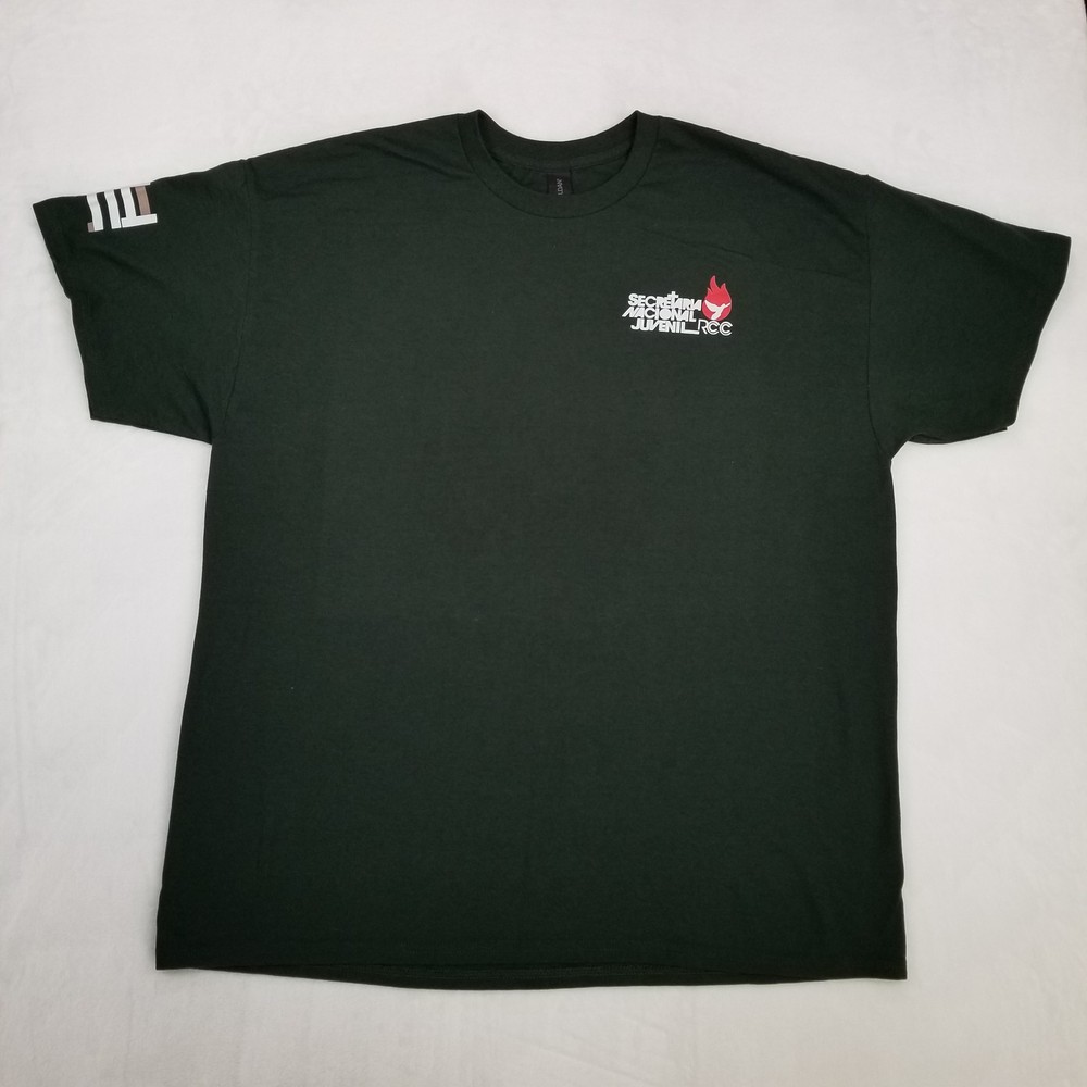 Gildan Secretaria Nacional Juvenil RCC Graphic T-Shirt Men’s XL Dark Green