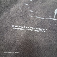 Vintage Coal Chamber Blue Grape T Shirt 1998 Size Medium Black Faded Nu Metal