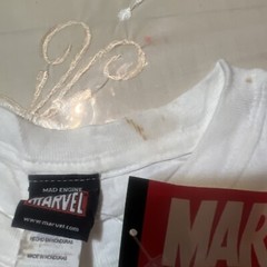 Vintage Marvel X Mad Engine Full Cast Iron Man Comics T-Shirt Size XL/XG