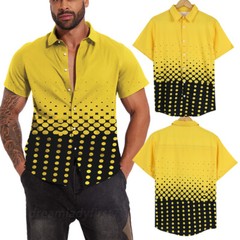Hawaiian Shirt for Men Funky Casual Button Down Shortsleeve Beach Relaxed Fit