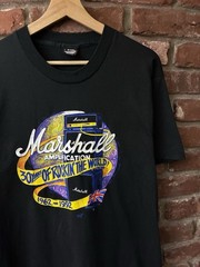 Vintage 90s Marshall Amplifiers Shirt L Made In USA Music Gear Tee