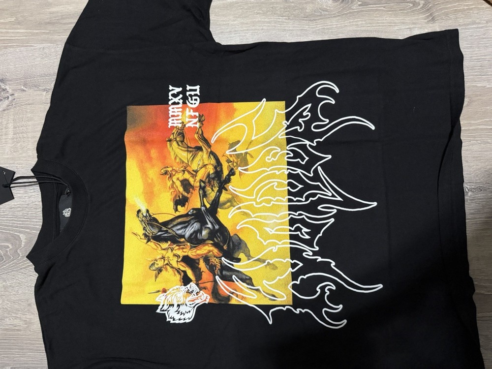 Valkyrie Premium Tee Fantasy Graphic T-Shirt Black Men’s Medium
