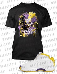 Kobe Crazy Lakers Clown Psycho Fun Tee Shirt Shoe Big & Tall or Small Street